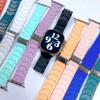 Padrão de fibra de carbono para pulseira Apple Huawei gt3 Samsung Watch Strap Plástico Colorido iwatch Fivela dobrável