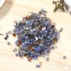 Grava de Ágata Azul, Piedras Pequeñas para Acuarios, Piedras Decorativas para Macetas, Grava para Ofrenda a Buda, Pequeñas Partículas de Cristal con Forma Geométrica