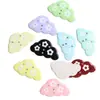Nuevos accesorios de dibujos animados con forma de nube con diamantes, funda de teléfono linda estilo ins, kit de material de pegamento de crema, pasadores decorativos para el cabello, dijes para zapatos