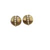 Pendientes de perlas cepilladas irregulares de metal europeo y americano para mujer, estilo Ins, elegantes y sencillos, de alta gama.
