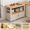 Estantería de Piso para Cocina con Cesta para Verduras, Mesa de Corte Pequeña Negra para Apartamento, Gabinete de Extensión, Estantería para Microondas, Gabinete