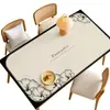 Mantel de Cuero de Lujo Ligero y de Gama Alta, Impermeable, Resistente al Aceite, No Lavable, Tapete Resistente al Calor, Tapete Protector Rectangular Resistente al Desgaste para Mesa de Comedor y Mesa de Café