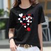 Body para mujer, verano 2021, nuevo estilo coreano, camiseta brillante, seda de hielo, suelta, versátil, talla grande, manga corta, top con lentejuelas
