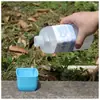 Botella Portátil Espacial, Botella de Agua de Plástico de Verano, Viajes al Aire Libre, Deportes, Estudiantes, Niños, Taza de Agua Portátil Anti-Caídas y a Prueba de Fugas con Tapa