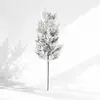 Ramas de pino cedro artificial de color gris verdoso esmerilado para decoración navideña, plantas verdes artificiales para arreglos florales, decoración de planta verde artificial con tacto realista