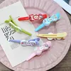 Pinza para el Cabello de Gato Manzana para Niños Pinza para Lavado de Cara Maquillaje Pinza Estilo Chica Dulce Japonesa Pinza Lateral para el Flequillo Pasador Accesorio para el Cabello