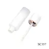 Tubo cosmético branco redondo para gloss labial, tubo vazio 3ml, tubo injetável para glaze labial espesso, embalagem, fornecimento atacadista