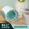Cilindro de Silicona Bloque de Hielo Vaso Bloque de Hielo Redondo Molde para Bloque de Hielo Pequeño para Hogar Fabricador de Bloques de Hielo para Verano
