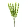 Vasos Mini para Plantas Verdes, Cercas Divisórias, Decorações de Paisagismo, Flores Artificiais, Arranjos de Flores, Samambaias, Folhas de Eucalipto, Grama Plástica