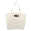 Bolsa de lona blanca bolsa de mano entrenamiento academia de repaso bolsa de mano en blanco personalizada bolsa de tela diy estudiante sentido de último año