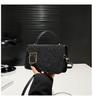 Bolsa Texeled 2025 Nova Bolsa Feminina Fashionável Bolsa de Ombro Transversal Fashionável Bolsa de Mão com Corrente Texeled Bolsa Quadrada Pequena