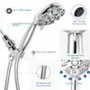 Ducha de Comercio Exterior Transfronteriza con Seis Funciones, Cabezal de Ducha Presurizado Estilo Americano, Ducha de Mano Electroplateada para el Hogar Venta al por Mayor