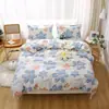 Funda de edredón nueva para primavera y verano, pieza única para dormitorio de estudiante, cama de 1.5m, sábana doble de 1.8m, funda de edredón amigable con la piel, simple, 1.1
