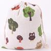 Bolsas de Cordón de Algodón y Lino Estampadas, Bolsas de Lino, Bolsas de Almacenamiento de Algodón para Organizar Artículos Misceláneos, Ropa Interior y Accesorios