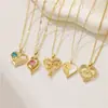 Colar de Cobre Arvaleff Série Dia das Mães Diamante Micro-Incustado Amor Mãe Corrente Clavícula Ouro 18K Zircônia Atacado Transfronteiriço