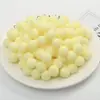 3cm 10 Piezas Por Paquete Bolas Blancas de Pelo de Alta Elasticidad Bolas de Pelo Pequeñas Coloridas de Poliéster Accesorios de Bolas de Felpa de Poliéster para Manualidades