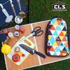 Conjunto de Cozinha CLS para Exterior Camping Cozinha Portátil Conjunto de 8 Peças Viagem de Carro Piquenique Churrasco Utensílios de Cozinha de Aço Inoxidável