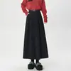 Falda de Pana para Mujer, Nueva Falda Acampanada de Longitud Media Adelgazante Vintage Otoño/Invierno