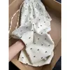 Pantalones de pierna ancha con estampado de lazo para mujer, Nuevo estilo coreano Verano 2025, Rejuvenecedores, Holgados, Caídos, Adelgazantes, Pantalones finos casuales