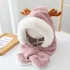 Chapéu Infantil de Inverno Fofo Desenho Animado Panda Chapéu de Pelúcia Chapéu Baotou para Bebês Meninos e Meninas Chapéu Espesso Quente com Proteção para Orelhas
