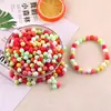 Cuentas Redondas de Color Sólido de 8 mm y 10 mm, Cuentas Sueltas de Resina, Cuentas de Navidad, Pulsera Hecha a Mano de Bricolaje, Separadores con Cuentas, Joyería