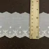 Estilo simple encaje de bordado de algodón ropa para niños ropa para mujeres vestido chino cheongsam accesorios de encaje ancho 6.5cm