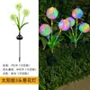 Linterna de Cebolla Verde Solar Transfronteriza Lámpara de Césped para Exteriores Linterna Simulada de Diente de León Lámpara Decorativa para Patio y Parque