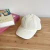 Gorra de Béisbol de Color Sólido de Secado Rápido Fina con Protección Solar para Niños de Verano, Ajustable, Transpirable para Exteriores, Sombrero Deportivo con Protección Solar
