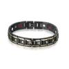 Europa y Estados Unidos ventas calientes moda personalidad entre oro imán titanio germanio acero inoxidable pulsera regalo pareja pulsera acero titanio
