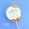 Decoración para pastel de zanahoria de conejo de moda, adorno para tarta, pequeño príncipe, dios masculino, diosa, tarjeta de feliz cumpleaños, hada