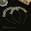 Celebridade da Internet Faixa de Feliz Aniversário Acessório de Cabelo Coroa de Aniversário de Deusa Faixa de Cabelo Decoração Adereço para Fotos com Senso de Cerimônia