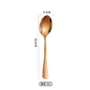Fábrica 1010 Acero Inoxidable Chapado en Titanio Vajilla Cuchillo y Tenedor para Bistec Cuchara Hogar Hotel Estilo Occidental Cuchillo y Tenedor Juego de Cuatro Piezas