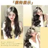 Peruca Zelan para Mulheres, Peça Única Sem Costura Leve de Cabelo Longo Cacheado em Ondas Grandes, Peruca Peça Invisível Natural para Realçar Volume
