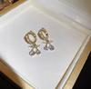 Aretes de Cereza con Aguja de Plata S925 2022 Aretes de Diseño de Celebridad de Internet Nuevos Aretes Temperamento Aretes de Lujo Ligero Venta al por Mayor