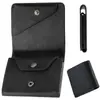 Cartera Rakuten de Japón Cartera Pequeña Cartera Pequeña Cuero de Pasta de Árbol Billetera Plegable a la Mitad Billetera de Cuero Genuino de Gran Capacidad para Hombres
