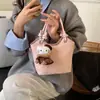 Bolsa Transversal Texturizada de Mão Tendência deste Ano para o Trabalho, Bolsa Tote Pequena, Nova Bolsa Pequena Versátil Tendência 2025