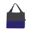 Nueva Bolsa de Compras Plegable de Gran Capacidad, Ultraligera, Bloques de Color, Bolso de Hombro Moderno y de Moda, Bolsa de Mano para Compras en el Supermercado