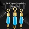 Argola oito aberta pequenos acessórios equipamento linha sub-linha clipe silicone anti-enrosco pesca conector rápido equipamento de pesca anel pesca
