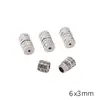 Acessórios para Joias DIY Fivela para Colar Fivela de Rosca Pulseira de Contas Caseira Fivela de Conexão Fivela de Amendoim Conector Fivela de Pérola