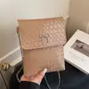 Bolsa de Axila Feminina Transfronteiriça 2026 Nova Moda Laço Pequena Quadrada Versátil Bolsa de Ombro Bolsa Transversal Tendência
