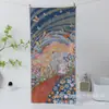 Toalha de Gaze Pura de Algodão, Gaze de Algodão Quatro Camadas para Uso Doméstico Adulto, Absorvente de Água, Secagem Rápida, Jacquard de Desenho Animado, Toalha de Banho Fofa, Novo Modelo para Mulheres
