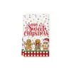 Paño de cocina navideño transfronterizo europeo y americano gofrado navideño de cocina absorbente paño de té multifuncional paño de limpieza para lavar platos