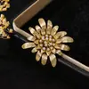 Broche Floral Vintage Transfronteiriço, Toque de Luxo Leve e de Alto Padrão, Corsage Versátil, Alfinete Decorativo para Ternos e Suéteres, Em Estoque para Atacado