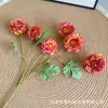 Decoração de Cerimônia de Casamento com Tema Vermelho, Cena de Hotel, Arranjos de Flores, Arranjos de Flores de Teto, Flores Artificiais, Decorações de Casamento