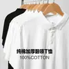 Camisa Polo Ropa de Trabajo Camiseta con Logo Impreso de Manga Corta DIY Algodón Puro Ropa de Trabajo Hecho a Medida Retro Japonés Marca de Moda