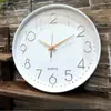 Reloj de Pared de Cuarzo Silencioso Sin Tic Tac Reloj de Pared Colgante Decoración para Dormitorio Sala de Estar Hogar