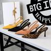 8281 Banquete Moda Espalda Hueca Tacones Altos Zapatos de Mujer Tacones de Aguja Punta Afilada Huecos Zapatos Individuales Zapatos de Mujer Boca Baja Tartán Temperamento Zapatos de Mujer