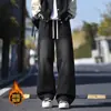 Jeans retro estilo Hong Kong japonés para hombre, holgados, de pierna recta ancha, pantalones tipo papá, pantalones largos de moda en Instagram, moda urbana