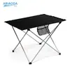 Aleación de aluminio mesa plegable de playa mesa de ocio portátil picnic al aire libre (pequeño) 56*41*34