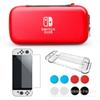 Adequado para Estojo de Armazenamento para Console Nintendo Switch Oled, Capa Protetora para Console, Película de Vidro Temperado, Capa de Silicone